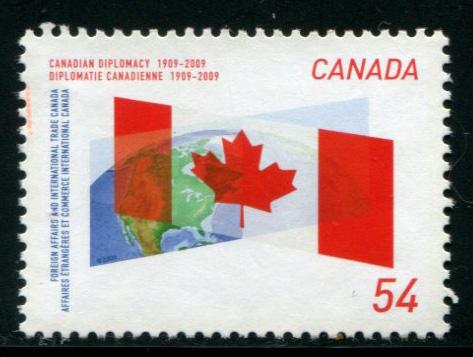 2331 Canada 54c Diplomacy, used