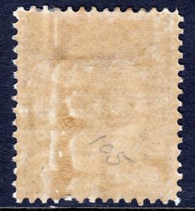 QUEENSLAND — SCOTT 105 (SG 212) — 1895 2d QV BLUE — MH — SCV $14.00