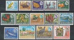 1964 Southern Rhodesia 14v. MNH SG n. 92/105