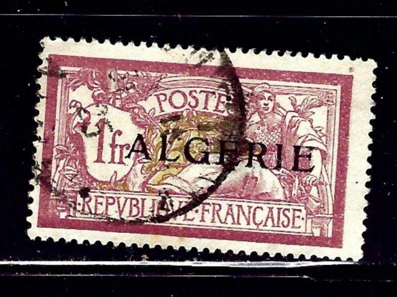 Algeria 28 Used 1924 overprint