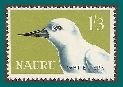 Nauru 1965 White Tern, MNH #54,SG74