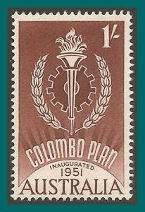 Australia 1961 Colombo Plan, MLH 340,SG339