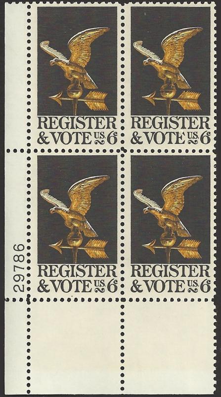 # 1344 MINT NEVER HINGED REGISTER AND VOTE