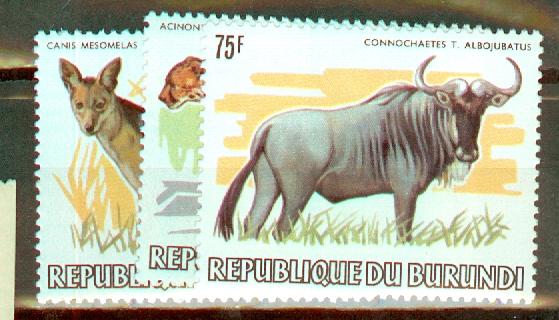 Burundi 589-600 mint animals topical CV $188