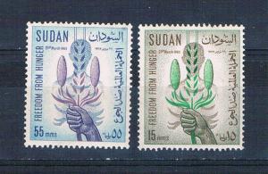 Sudan 160-61 MNH set Corn and Millet 1963 (S0831)+