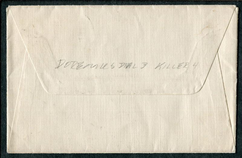 COVER - #373 imperf 1910 Walton NY to Middletown CT Doremus Cancel - S7713 