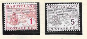 Basutoland  #J3 & J4  Coat of Arms  (MNH) CV $1.00