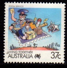 Australia - #1063 Living Together - Postal Service - Used
