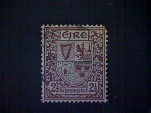 Ireland (Éire), Scott #110, used(o), 1941 General Issue, 2½d, Coat of Arms