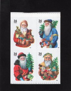 3540c Christmas, MNH booklet blk/4