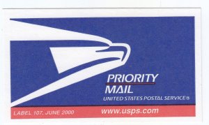 US - Priority Mail Stiker - MNH