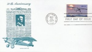 1710 13c CHARLES LINDBERGH - TRW/SEA Stamp Club