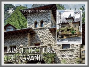 H01 Andorra (Spain) 2017 Granite architecture Arajol Chalet MNH Postfrisch