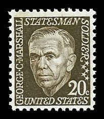 PCBstamps   US #1289a 20c George C. Marshall, tagged, MNH, (7)
