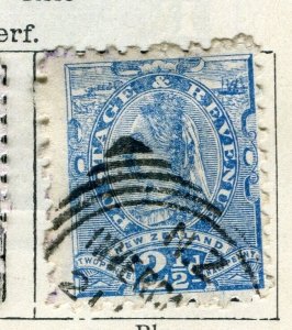 NEW ZEALAND; 1882 early classic QV Side Facer issue used 2.5d. value