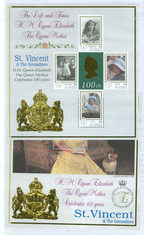 St. Vincent #2729-2730 Mint (NH) Souvenir Sheet (Queen)