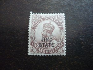 Stamps - Indian Convention State Jhind-Scott#99 -Mint Hinged Part Set of 1 Stamp