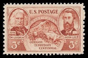 PCBstamps   US # 964 3c Oregon Territory, MNH, (2)