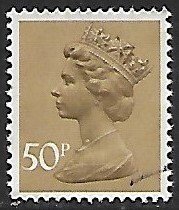 Great Britain # MH159 - Queen Elisabeth - used....{Blw8}