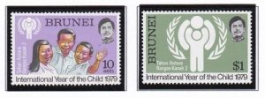 Album Treasures Brunei Scott # 238-239  IYC  Mint NH