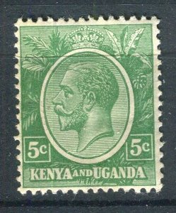 BRITISH KUT; 1922 early GV portrait issue Mint Hinged Shade of 5c. value