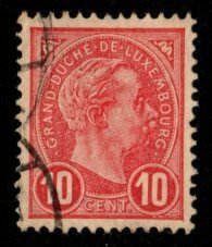 Luxembourg #74 used