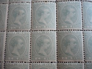 Stamps - Cuba - Scott# 144 - Mint Never Hinged Block of 20 Stamps