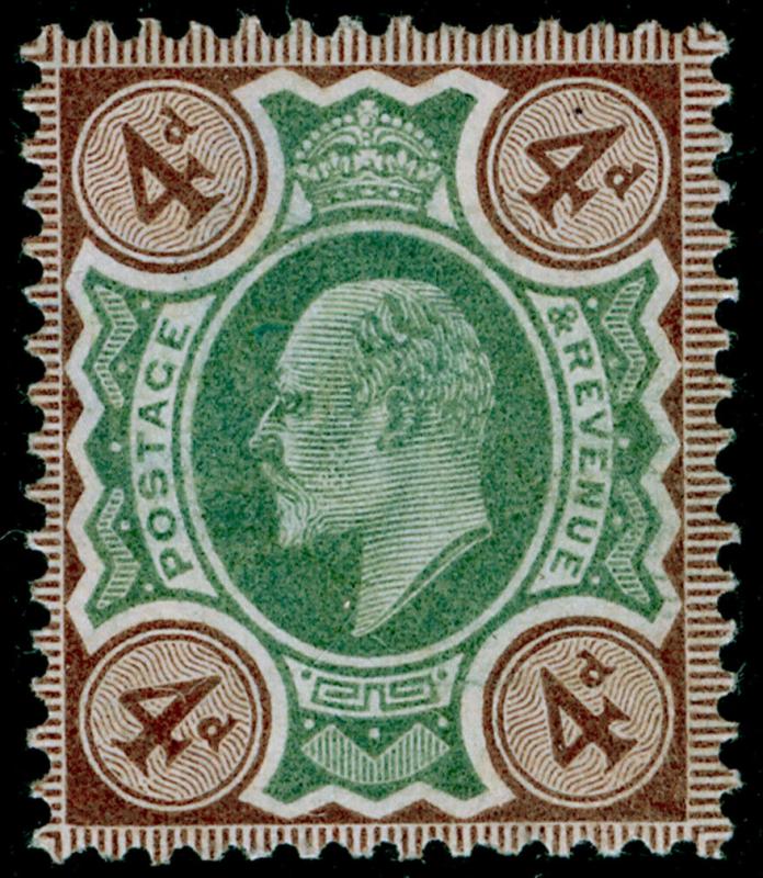 SG235 SPEC M23(1), 4d green & grey-brown, NH MINT. Cat £110.