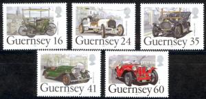 Guernsey Sc# 531-535 MNH 1994 Classic Cars