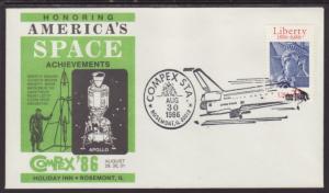 Compex 86 Space Achievements 1986 Cover BIN