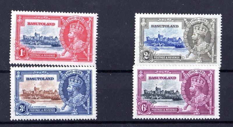 Basutoland KGV 1935 Silver Jubilee SG11/14 Mint MNH X6966