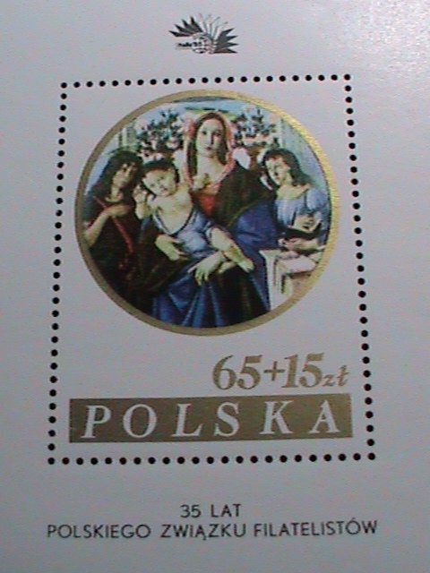 POLAND-1985-SC#B143a ITALIA'85 STAMP SHOW-MNH S/S SHEET- VERY FINE