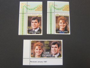 Cook Islands 1981 Sc 975-977 MNH