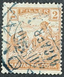 Hungary, 1916, SC#108, Harvest (MAGYAR KIR POSTA) Used, VG