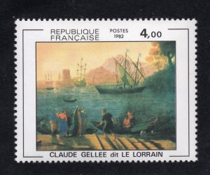 France 1983 4fr Painting, Scott 1869 MNH, value = $1.75