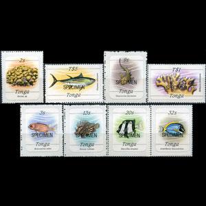 TONGA 1984 - Scott# 564-579 Marine Life Specimen Set of 8 NH