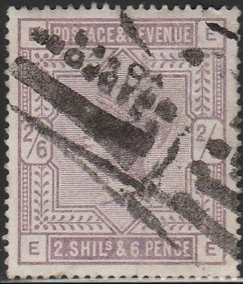Great Britain, #96 Used From 1885,  marks on back, 1/10th. Cat.