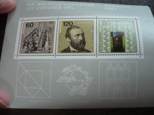 Stamps - Germany - Scott# 1429 - Mint Never Hinged Souvenir Sheet