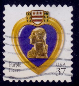 United States, 2003, Purple Heart, 37c, sc#3784, used