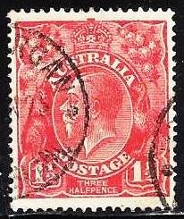 AUSTRALIA #68, USED - 1927 - AUST376NS21