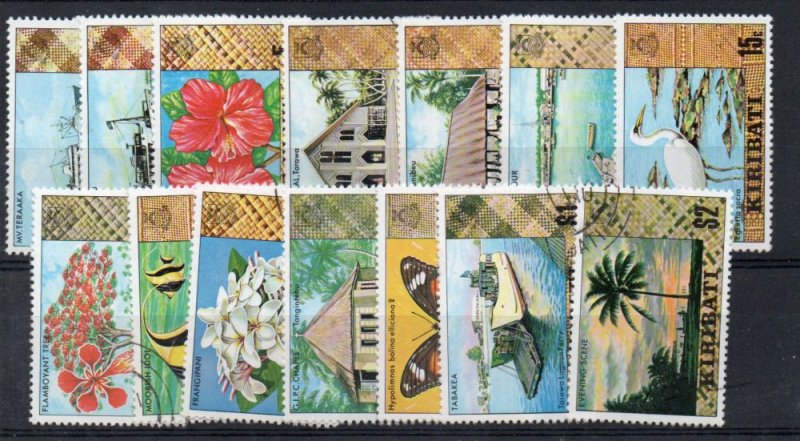 Kiribati Sc 327-40 1979 long views stamp  set to $2 value used