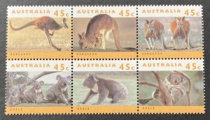 Australia 1994 #1279a Block, Threatened Species-1994 Issues, MNH.