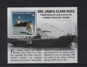 British Antarctic 2011 Ship James Clark Ross sg.MS544 ) miniature sheet   MNH