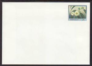 Australia Flowers Unused Postal Envelope 