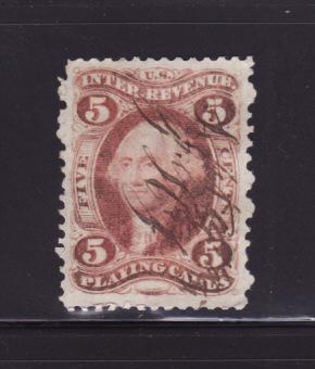 United States R28c U Revenue Stamp, George Washington