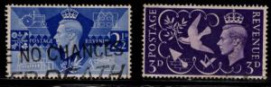 Great Britain Scott 264-265 Used 1946 KGVI set