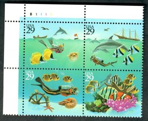 2863 - 2866 MNH Plate Block - UL