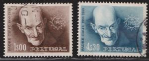 PORTUGAL Scott # 855-6 - Used - 1960 Father Cruz Father Of The Poor