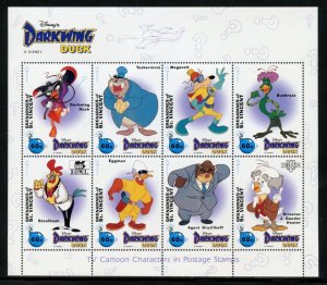 DISNEY CLEARANCE SALE  ST. VINCENT DARKWING DUCK SHEET MINT NH