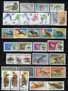 Dinosaurs Collection MNH Prehistoric Animals ZAYIX 0324M0110